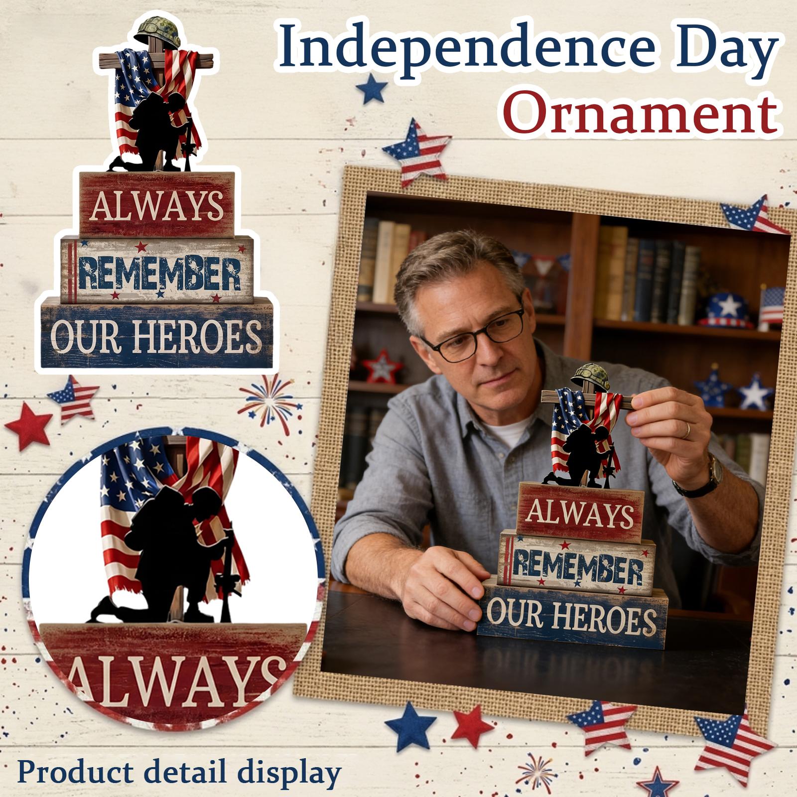 

Anniversary Decorations Patriotic-Themed Party Supplies Home Decor, Suitable For Outdoors, Indoors, Patios, Gardens, And Porches One Size