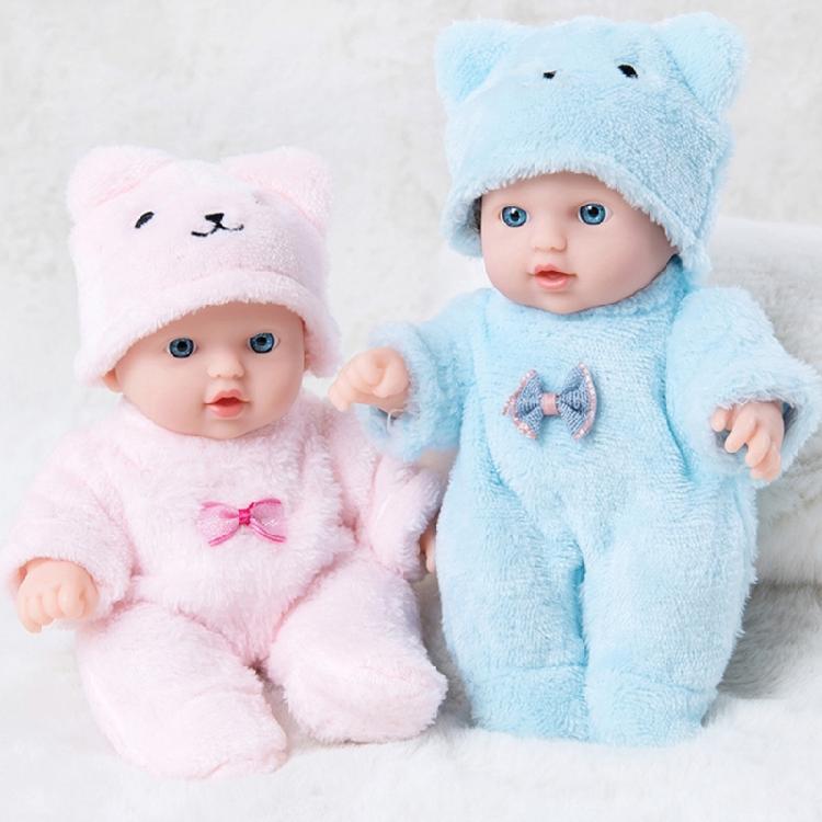 20cm Mini Reborns Baby Doll Action Figure Educational Toy Newborns Shower Gift