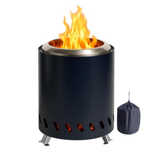Portable Charcoal Stove Mini Smokeless Tabletop Fires Pit Low Smoke