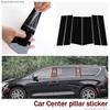For Chrysler Pacifica Grand Jielong Car Window Decoration Door Frame Bright Black Center Pillar Sticker