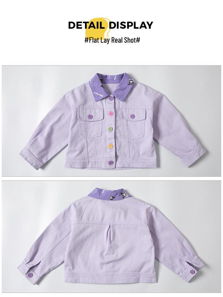 2025 Trendy Girls' Denim Jacket for Spring/Autumn - Baby & Toddler Fashion