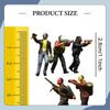 5x 1/64 People Figures Layout Micro Landscape Trains Architectural Figurines