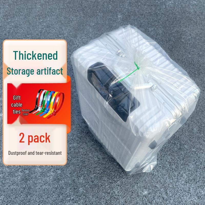 Extra Thick 24" Transparent Suitcase Protector Cover Dust & Storage Bag