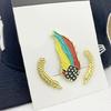 Hat Pins Clothing Accessories NonSlip Wheat Ear Badge for Bag Backpack