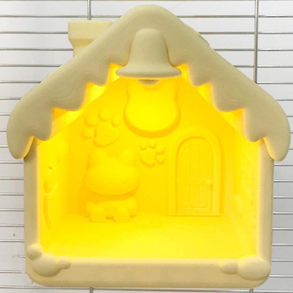 

Warm Light Parrot Bed House Bite Resistant Ambient Light Birdcage Bird Breeding Nest For Cage 5.91x5.91x4.72 in жёлтый