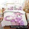 Anime Nyatasha Nyanners Bedding Set Boys Girls Twin Queen King Size Duvet Cover Pillowcase Bed boys Adult Home Textileextile