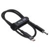 Laptop Power Cord 100W PD Fast Charging USB C to DC Plug Stable Wearproof Laptop Power Supply Cable for Home Office
