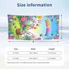 Easter Bunny Theme Beach Towel Personalized Custom Name & Text Soft Quick Dry Beach Towel for Swimming Travel