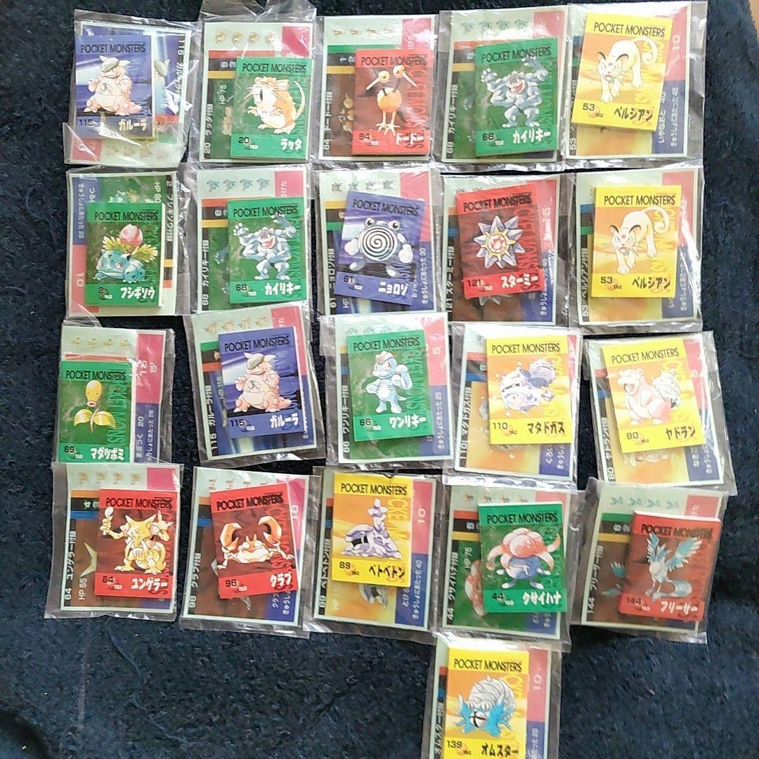 Pokemon Carddass Notes Nearly 30 years ago