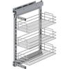 Emuca Suprastar Pull-out Basket with Soft-close, 300mm Module, Steel, Chrome-plated