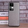Luksusowe Etui Tekstylno-Skórzane do Xiaomi 12T mi 12T Pro Miękkie TPU z Twardym PC 3w1 Osłona Ochronna