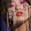 Fringed Rhinestones Eyeglass Frame Aesthetic Face Chain Face Decorative Jewelry No Lens Half Frame Eyewear Women Favor