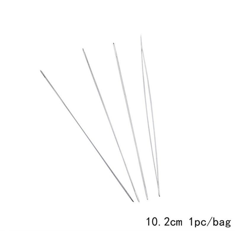 5/6pcs Open Beading Needle Set Stainless Steel Beading Tools Practical Beaded Threading Pins Jewelry Making Supplies