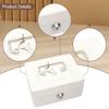 Children's Piggy Bank Storage Box Keepsake Metal Money with Lock Suitable for Decoration