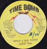 7inch Record SUGAR MAN  World A Run Wicked TIM001 Time Bomb 1994 Jamaica Reggae Ska  Dub Used