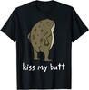 Kiss My Butt Green Frog T-Shirt Unisex T-Shirt