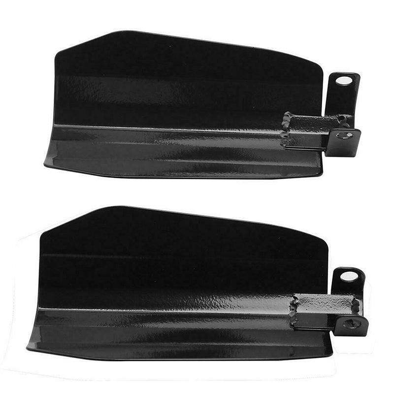 Universal Gloss Black Motorcycle Hand Guards Extensions Protectors Shields Wind Deflectors for Harley