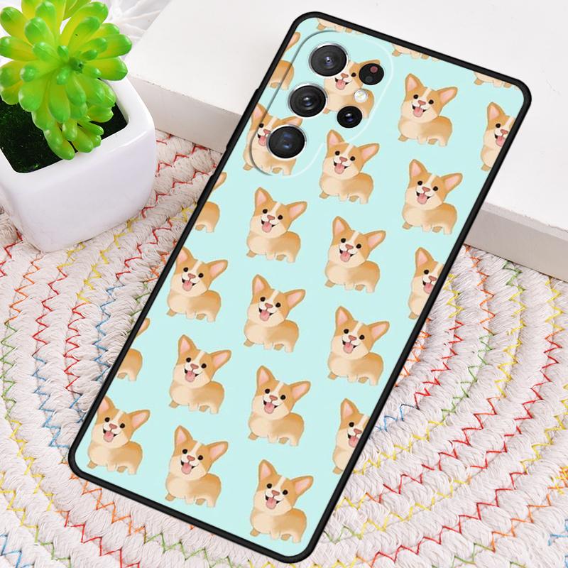 Welsh Corgi Collage TPU Phone Case For Samsung Galaxy note 10 pro S26 S25 S24 S23 S22 Ultra Plus S21 FE S20 Shockproof Cover
