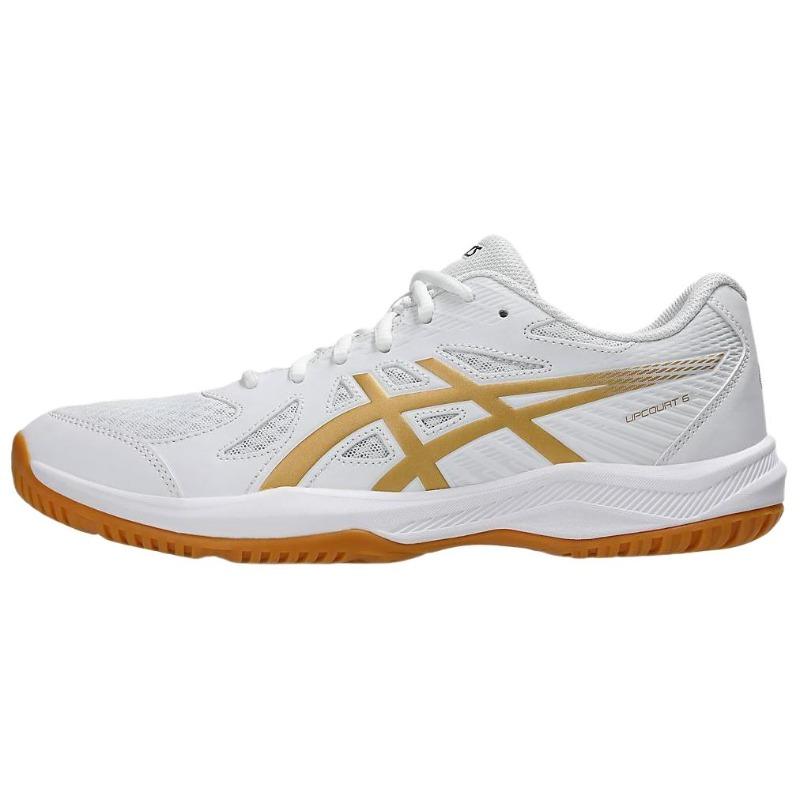 ASICS UPCOURT 6 Men Low Top Training Shoes White Gold 1071A104-106 39