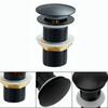 Lavabo Bagno Ottone Scarico Lavandino Pop Up Pulsante Click Clack Tappo Fessurato