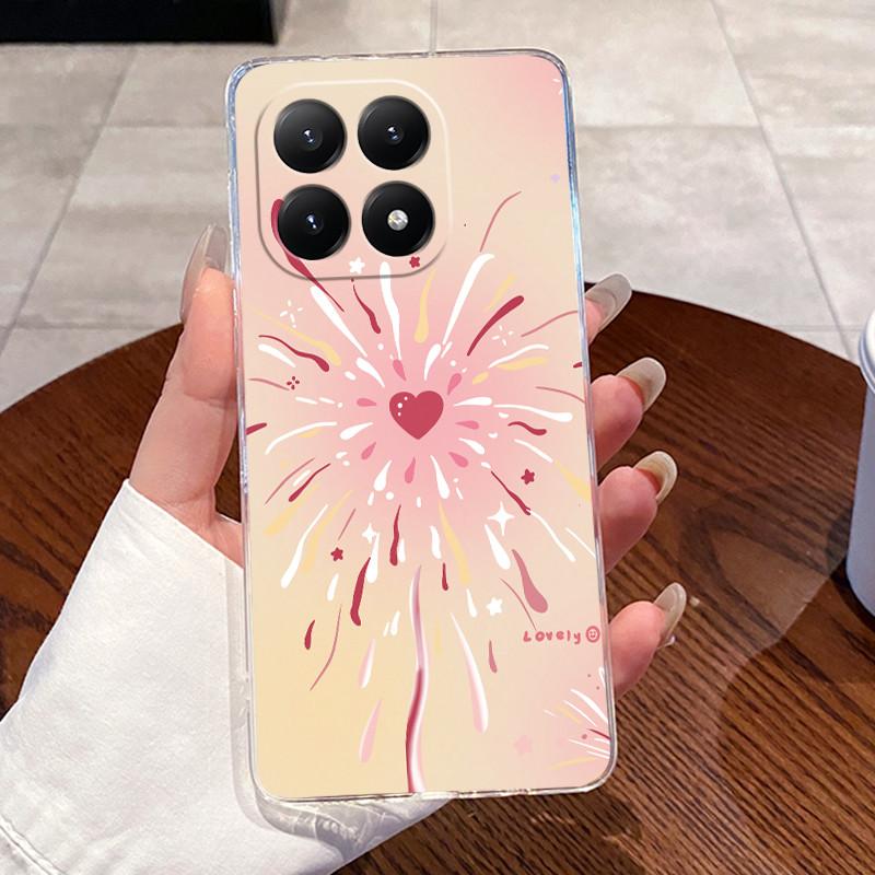 For Xiaomi 15T Case Aesthetic Fashion Cute Cat Astronaut Soft Silicone TPU Back Cover For Xiaomi 15T Pro Transparent Phone Case