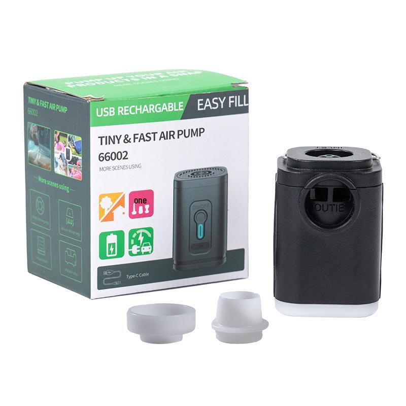Rechargeable Dual-Use Mini Air Pump for Outdoor Inflating and Deflating Air Mattresses & Sleeping Pads