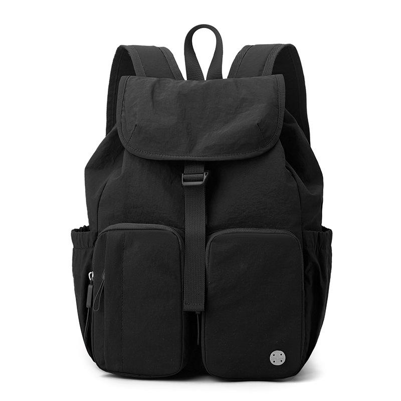 Waterproof Nylon Lightweight Large Capacity Multi-Pocket Backpack Women's Outdoor Travel Backpack