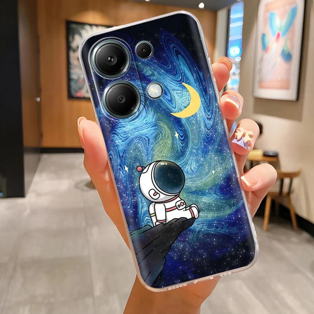For Poco M6 Pro Phone Case Cute Panda Soft Silicone Shell For Xiaomi Poco M6Pro 4G 5G Protection Fashion Back Cover Coque Fundas