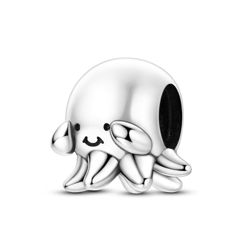 Original 925 Sterling Silver Charms Bead Heart Cat Dog Balloon Bead Fit Original Bracelet For Women DIY Accessories Jewelry Gift