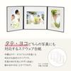 Hakuba Square Photo Mount No.2020 AZ Portrait and Landscape Compatible AMM2020-6-3BK Gift