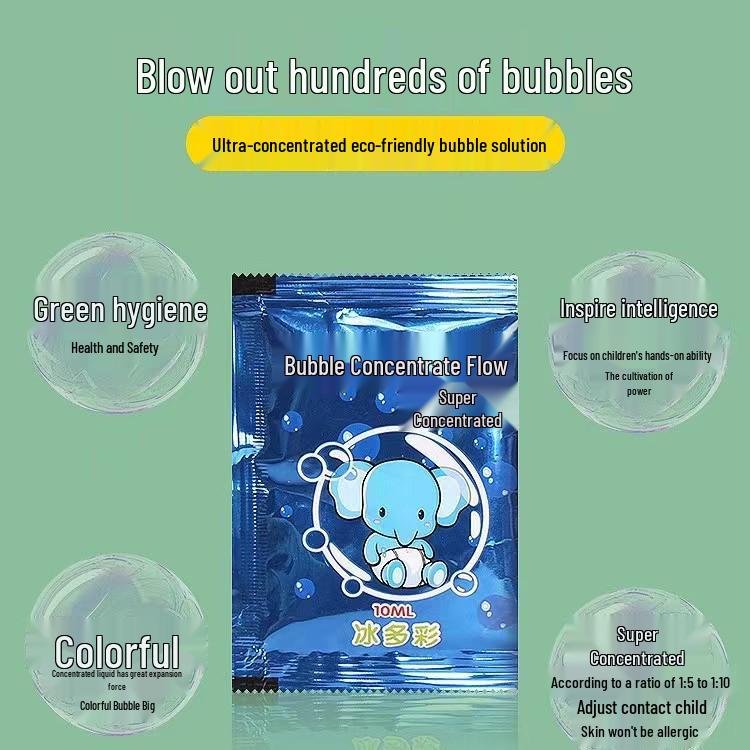 Colorful Concentrated Bubble Solution for Machines and Guns - Refill Liquid