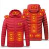 USB-Powered Heated Winter Coat: Smart 11-Zone Temperature Control for Men and Women
