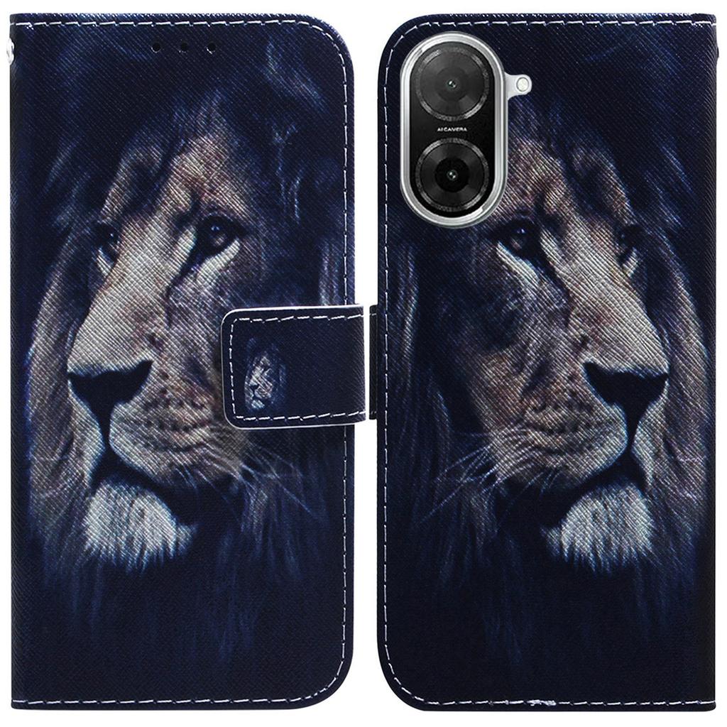 Für Xiaomi Redmi A5 4G (171,7 mm)/Poco C71 4G Brieftasche Hülle Musterdruck Leder Handyhülle