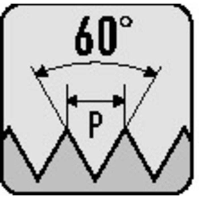 Taraud pour machine RUKO 232060E 1 pièce métrique M6 x 1 1.00 mm coupe à droite DIN 371 HSSE-Co 5 forme B 1 pc(s)