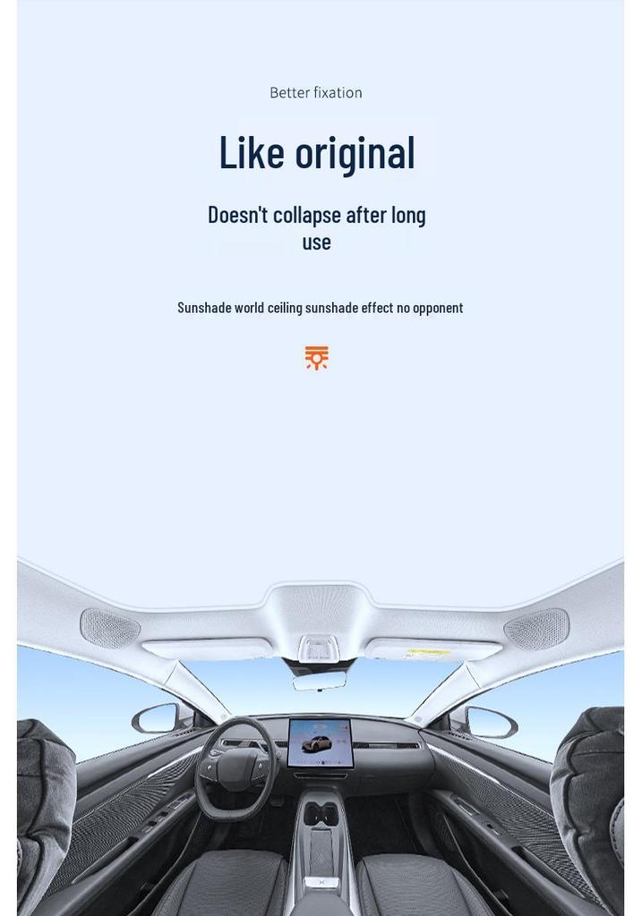 Baojun Xiangjing Ice Crystal Sunroof Sunshade - Car Roof Sun Protection and Heat Insulation