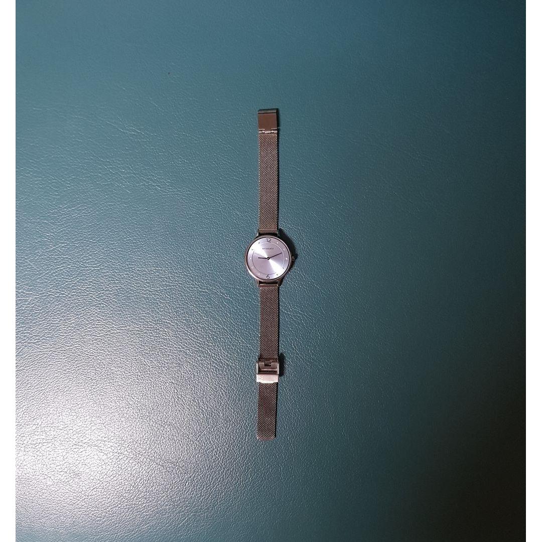 Used SKAGEN Blue Crystal Gray Watch