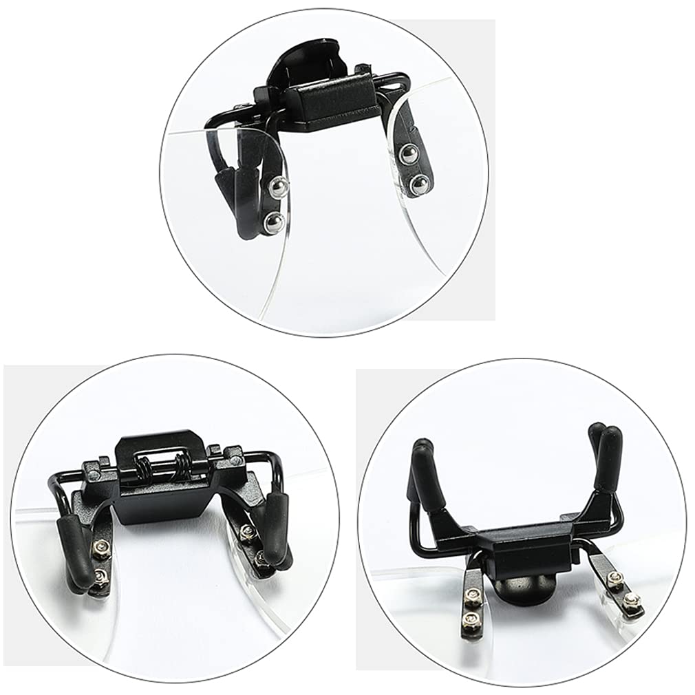 Reading Glasses Wears over regular suitable for fishing and hiking [PLOPLO] Clip-on Flip-up - glasses, (Black, 2.5 inches)