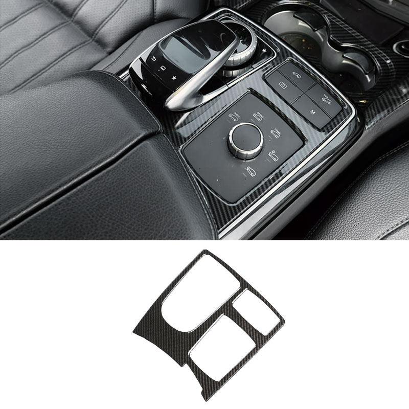 LHD For Mercedes Benz GLE GLS M Class W164 W166 X166 Car Center Console Armrest Box Multimedia Panel Frame Cover Protective Trim