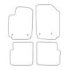 [Blm]Fi002 Black - Set Of Velour Floor Mats To Fit Fiat Stilo 2001-2007 - Black Trim