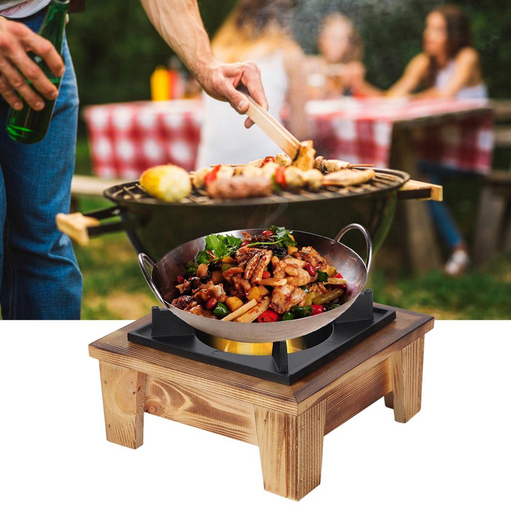 Tragbarer Grill Alkoholofen Kocher Ofen Kochgeschirr Kochutensil für Outdoor-Picknick