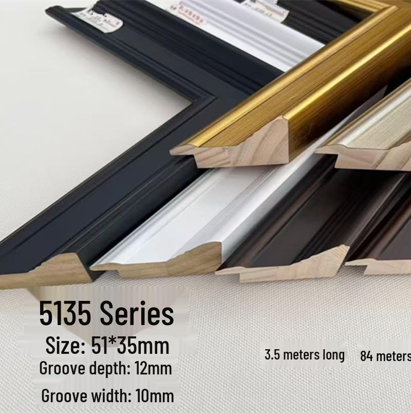 Solid Wood Picture Frame - Walnut, Gold, Silver, White, Black - Oil Painting & Calligraphy Display