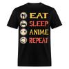 Ät Sov Anime Upprepa tröja Rolig Anime Älskare T-shirt Gåva T-shirt storlek S-6XL
