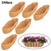 For Indoor Gardening 24in Coconut Fiber Liner Ornament Gardening Solution Degradable Fiber Home Decor Enhancement