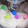 15PCS Laundry Ball Reusable Eco Friendly Washer Balls Colorful Laundry Scrubbing Balls for Washing Machine Random Color