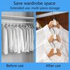 50 Pcs Clothes Hanger Connector Hooks, Space Saving Clothes Hook Multi-Layer Stackable Hanger for Wardrobe Cabinets