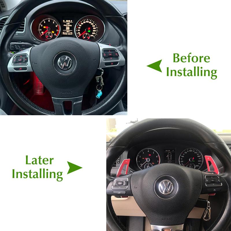 2026 Horké Pro Volkswagen VW DSG Volant Pádla Rozšíření Kryt Řazení Pro VW Golf 5 6 MK6 GTI R Jetta MK5 Passat B6 B7 CC P