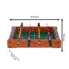 Jeu de table baby foot - mister gadget - marron