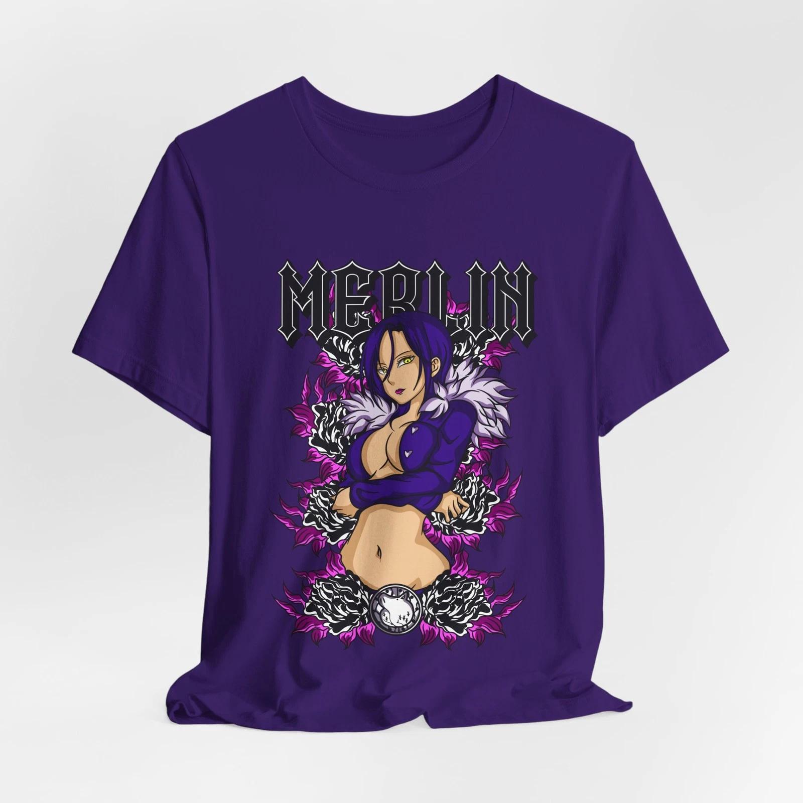 Custom Seven Deadly Sins, Merlin | Anime Graphic Tee XL