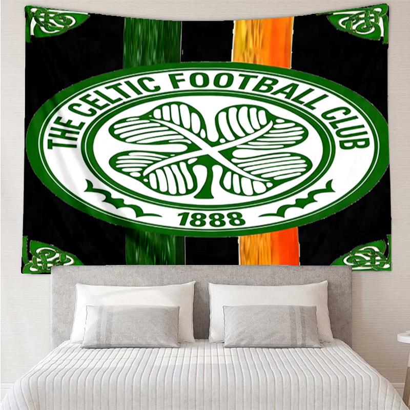 Celtic Football Club Crest Tapestry Hanging for Bedroom,Livingroom, Playroom,Decor Art Room Wall Tapestry Holiday and Birthday Gifts