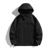 Veste 3 en 1 coupe-vent imperméable épaisse et chaude pour homme et femme, veste décontractée à capuche pour voyage en plein air, alpinisme